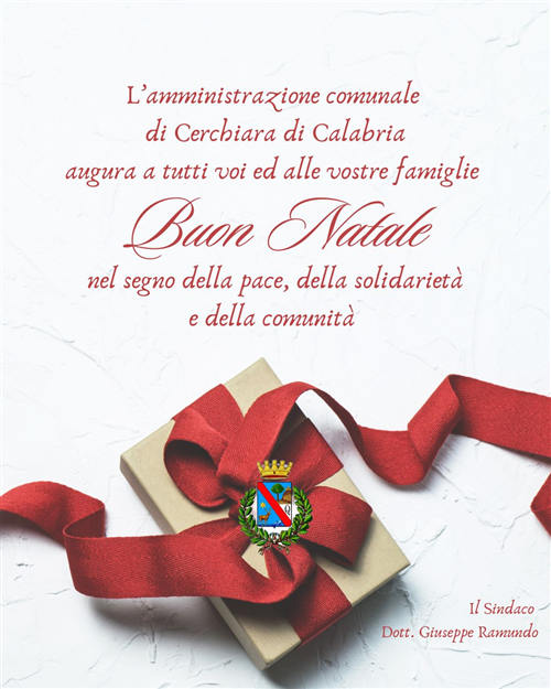 Buon Natale da Cerchiara di Calabria!
