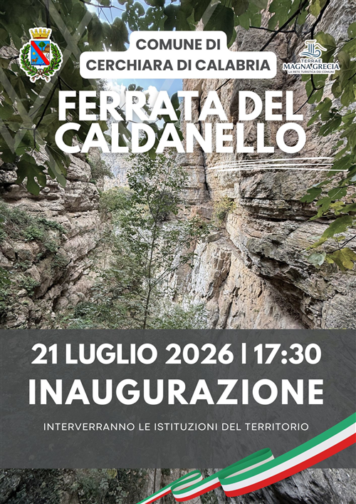 INAUGURAZIONE FERRATA DEL CALDANELLO - 21/07/2026 ore 17.30