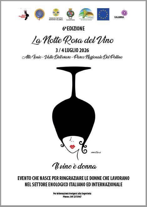 LA SESTA NOTTE ROSA DEL VINO passa da CERCHIARA DI CALABRIA!