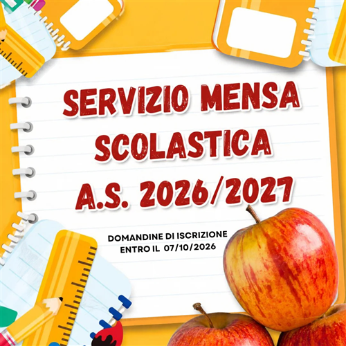 Servizio mensa scolastica - A.S. 2026/202